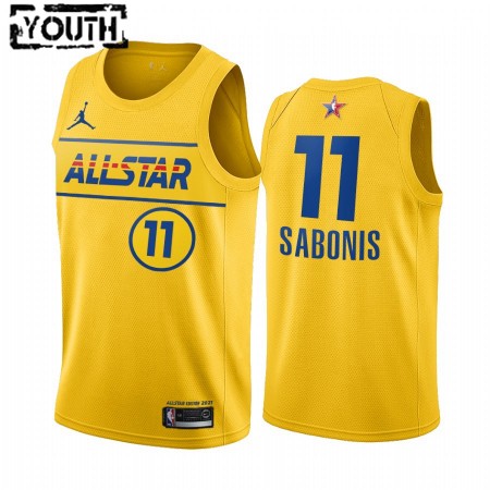 Maillot Enfant Indiana Pacers Domantas Sabonis 11 2021 All-Star Jordan Brand Gold Swingman